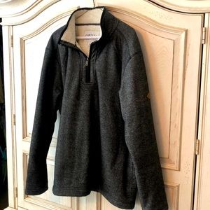 XL. New Orvis Mens long sleeve fleece lined sweater